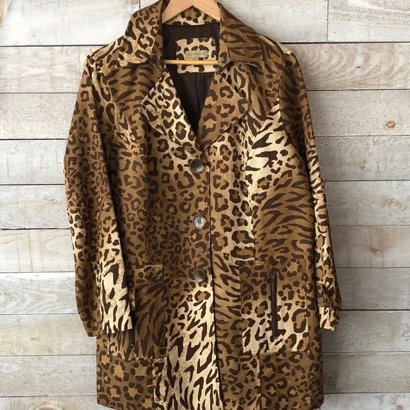 Leopard Print Spring Jacket - Picture 4 of 12